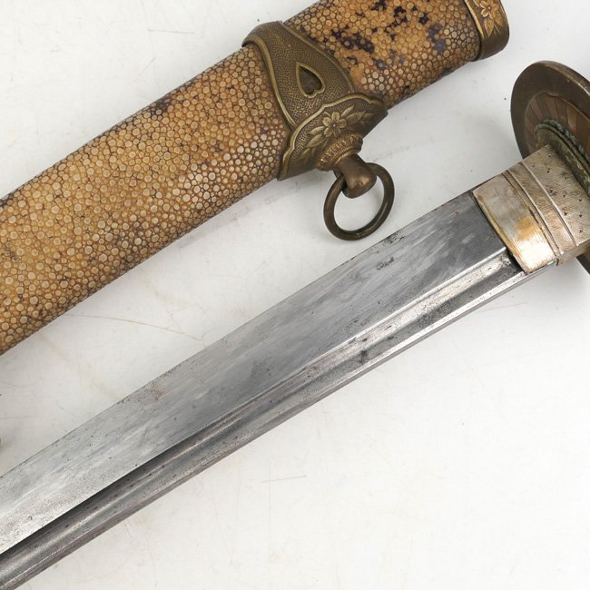 Japanese Naval Officers kai-gunto sword and scabbard — image 16