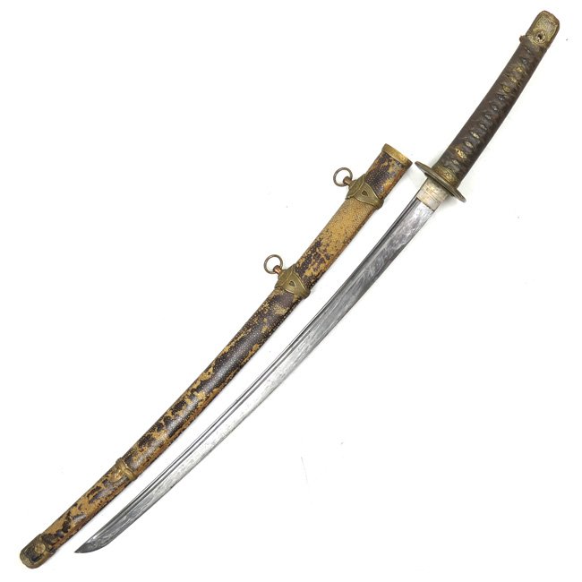 Japanese Naval Officers kai-gunto sword and scabbard — image 4