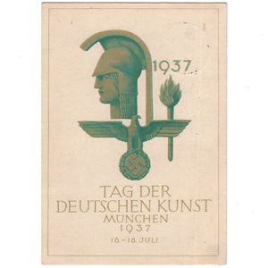 'Tag der Deutschen Kunst 1937' Postcard