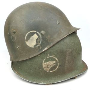 US 104th Infantry Division 'Timberwolves' M1 Helmet