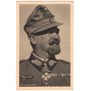 Hoffmann 'Ritterkreuz' Postcard - 'Generalmajor Ringel'