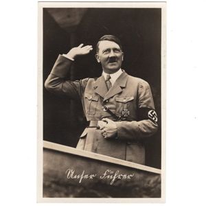 'Unser Führer' Postcard