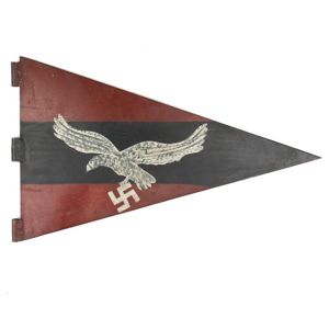 Luftwaffe Flak Artillery Officer's Staff Car Pennant