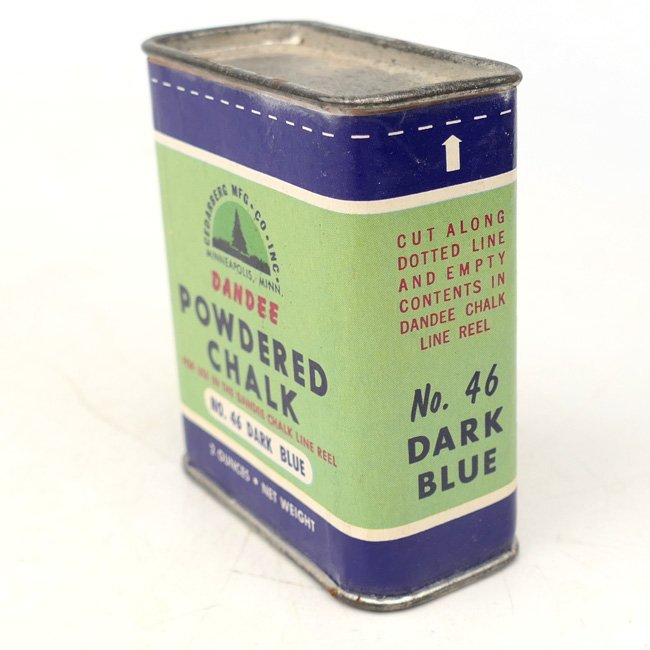 WW2 period US 'Dandee Powdered Chalk' Tin — image 2