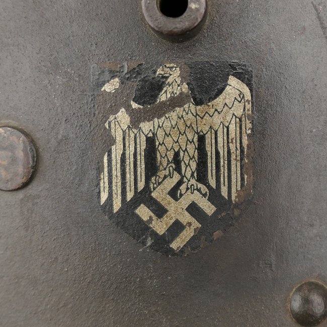 WH (Heer) M17 Single Decal Helmet — image 8