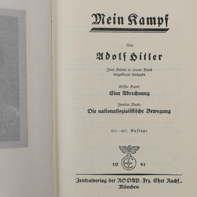 Adolf Hitler's 'Mein Kampf' 1941 - 'Mannheim' — image 5