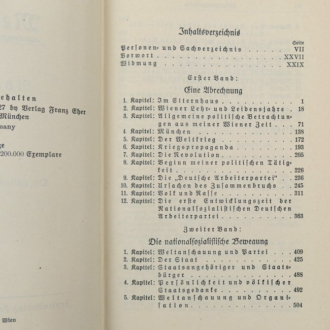 Adolf Hitler's 'Mein Kampf' 1941 - 'Mannheim' — image 6