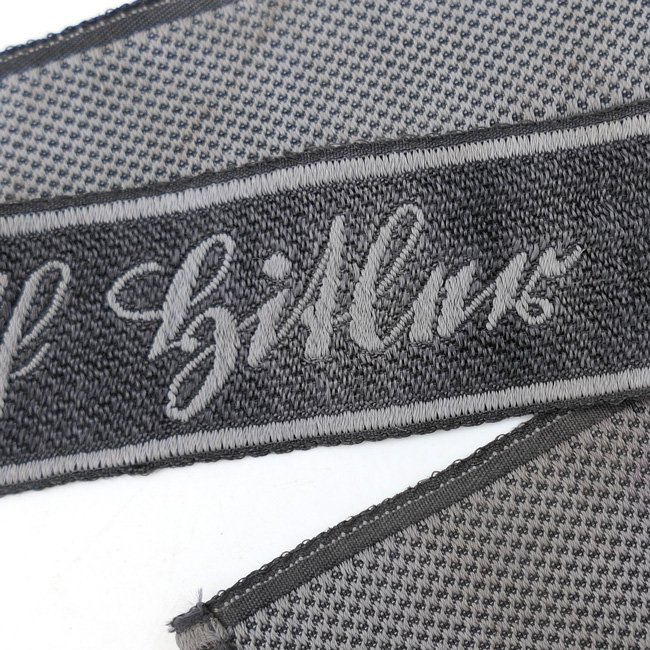 Waffen-SS BeVo 'Adolf Hitler' Cufftitle — image 3