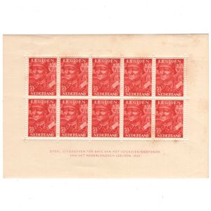 'Legioen Nederland' Postage Stamp Block