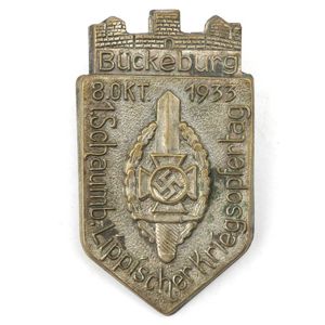 '1. Schaumb.-Lippischer Kriegsopfertag' 1933 Tinnie