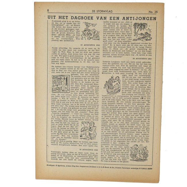 NJS (Jeugdstorm) 'de Stormvlag' Newspaper — image 4