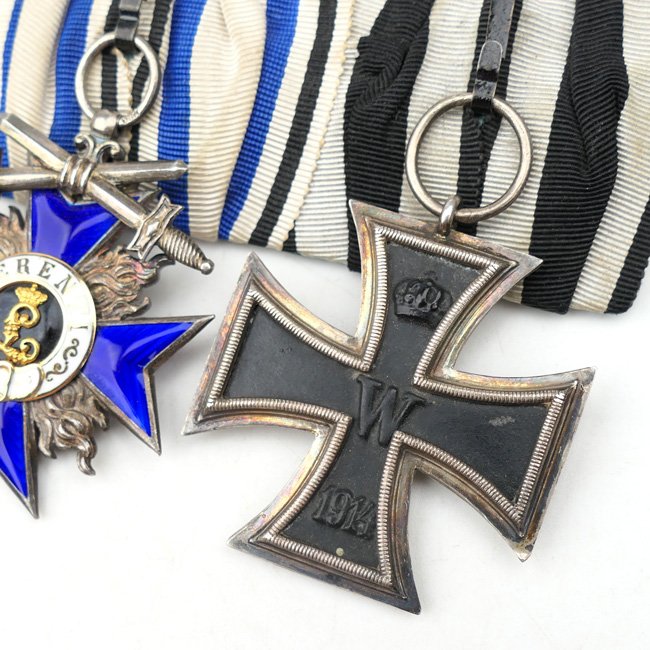 WW1 2-Piece Bavarian Medal Bar — image 5