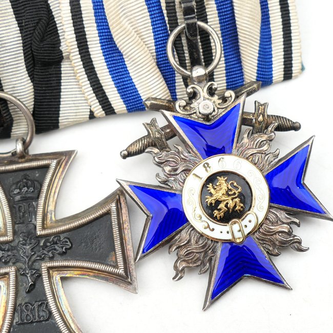 WW1 2-Piece Bavarian Medal Bar — image 7