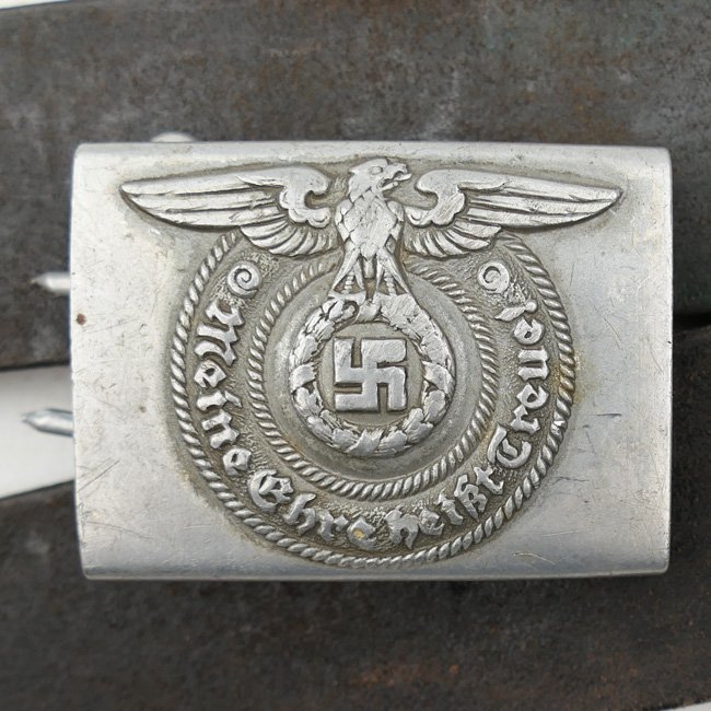 Waffen-SS Belt & Buckle - RZM 36/40 ᛋᛋ — image 3