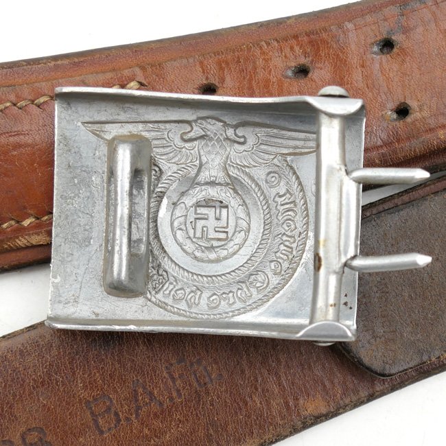 Waffen-SS Belt & Buckle - RZM 36/40 ᛋᛋ — image 5
