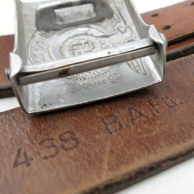 Waffen-SS Belt & Buckle - RZM 36/40 ᛋᛋ — image 6