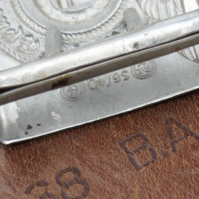 Waffen-SS Belt & Buckle - RZM 36/40 ᛋᛋ — image 7