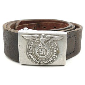 Waffen-SS Belt & Buckle - RZM 36/40 ᛋᛋ