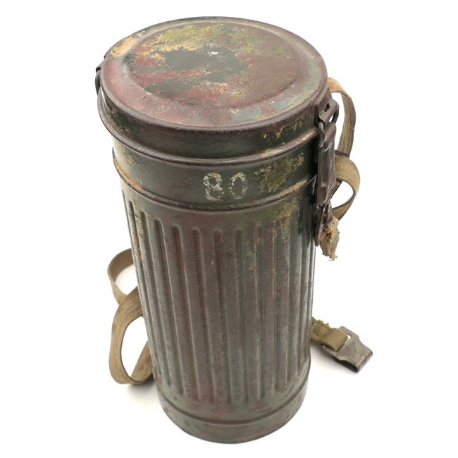WH (Heer) Gas Mask with Camouflaged Canister — image 2