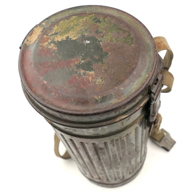 WH (Heer) Gas Mask with Camouflaged Canister — image 3