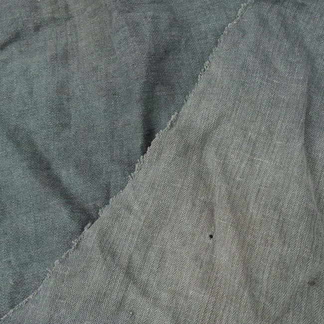Large piece of WH (Heer) 'Drillich' Fabric — image 2