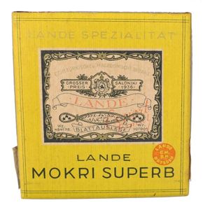 German 'Lande Mokri Superb' Cigarettes Package