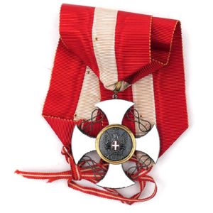 Order of the Crown of Italy from estate of 'Erich …