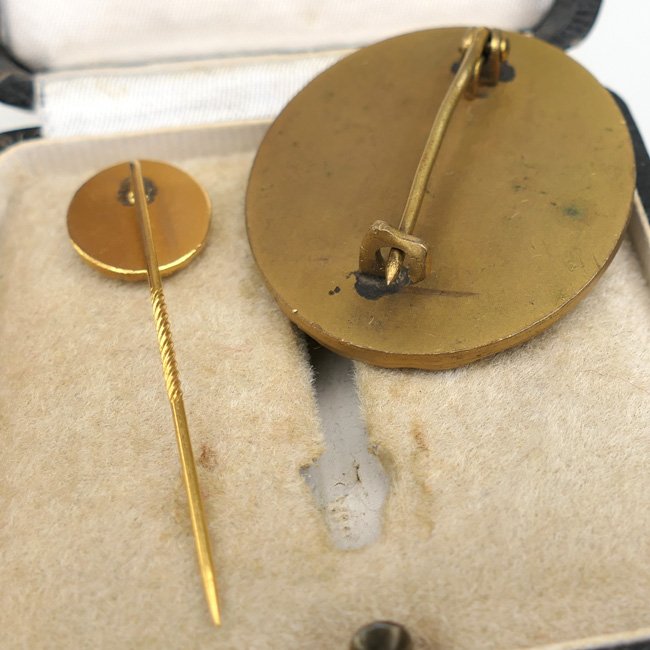 Cased Wound Badge in Gold & Miniature — image 4