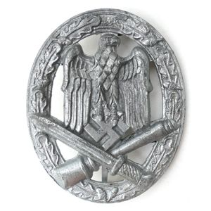 General Assault Badge by 'E. Ferd. Wiedmann' - Wide Pin