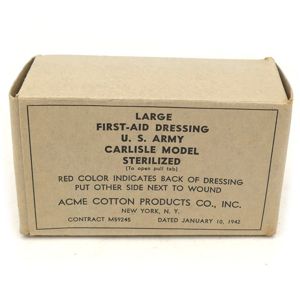 Large US Army First-Aid Dressing 1942