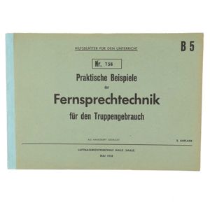 Luftwaffe Telephone Equipment Instruction Manual