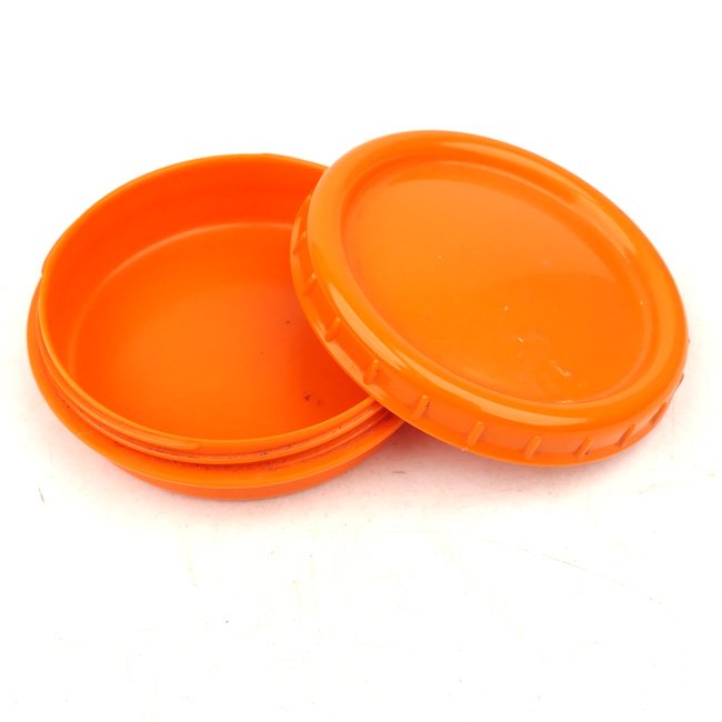 Orange coloured Wehrmacht 'Fettbuchse' — image 2