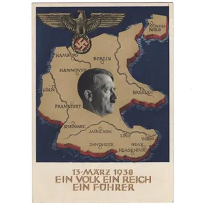 '13 März 1938 - Anschluss Austria' Postcard