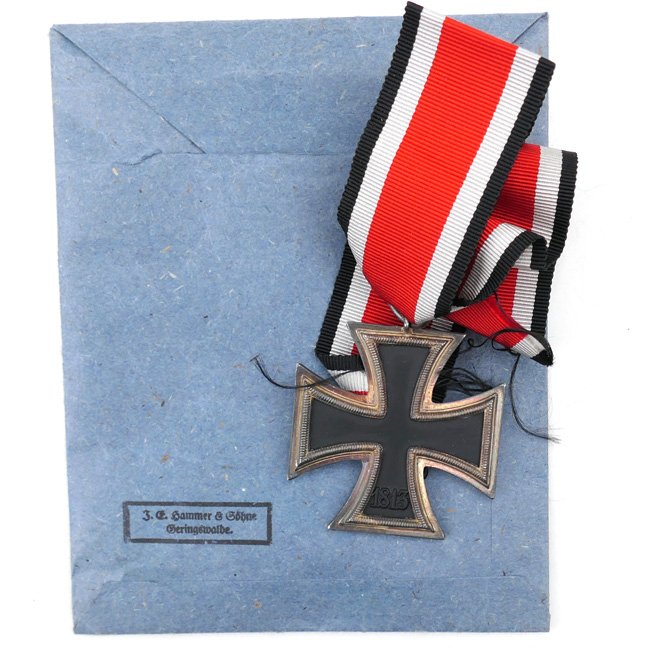WW2 Iron Cross 2nd Class '55' with Pouch — image 3