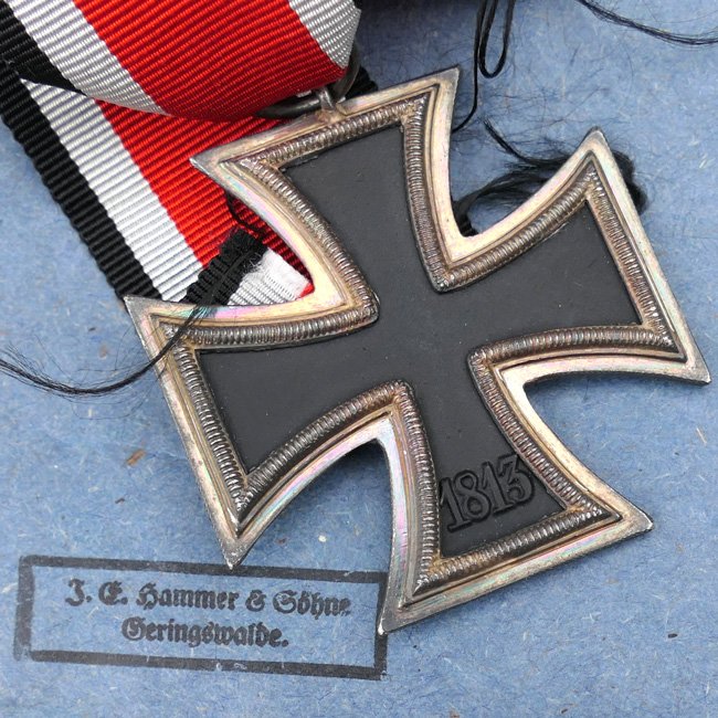 WW2 Iron Cross 2nd Class '55' with Pouch — image 4