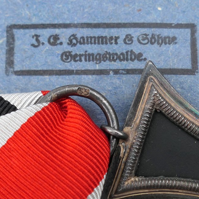 WW2 Iron Cross 2nd Class '55' with Pouch — image 5