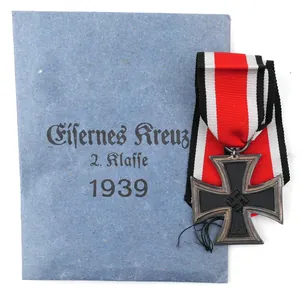 WW2 Iron Cross 2nd Class '55' with Pouch
