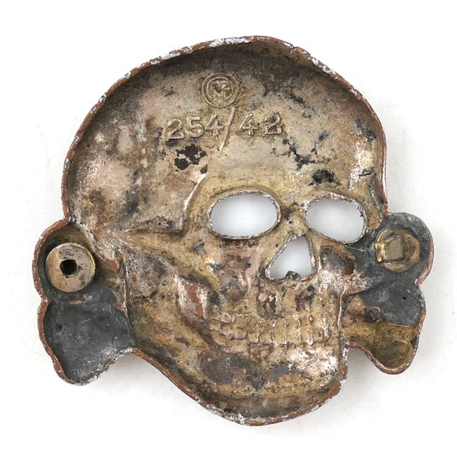 Waffen-SS Cupal Visor Cap Skull 'RZM 254/42' — image 3