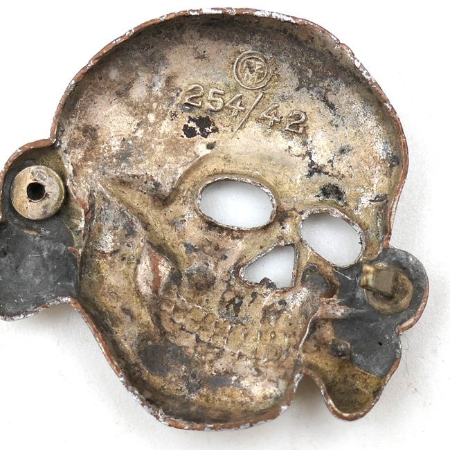 Waffen-SS Cupal Visor Cap Skull 'RZM 254/42' — image 4