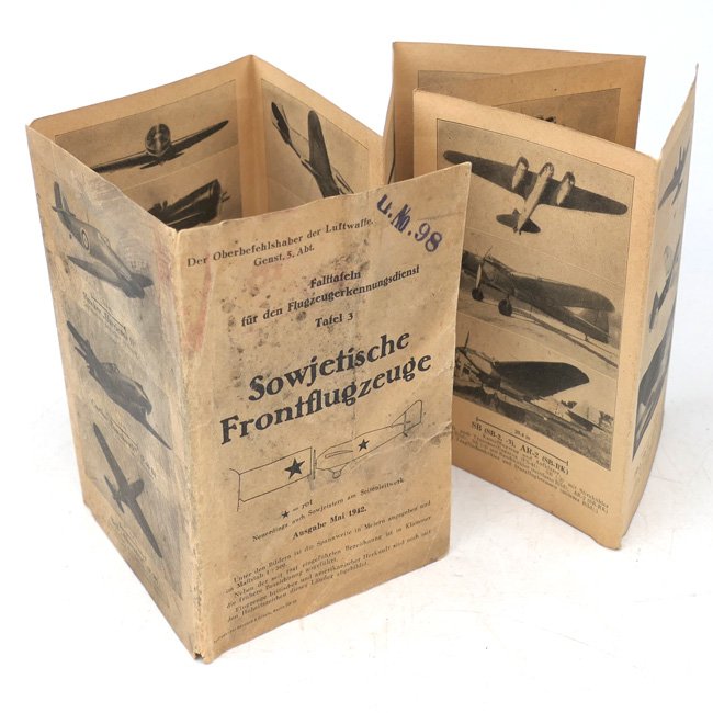 Luftwaffe 'Sowjetische Frontflugzeuge' Recognition Flyer — image 2