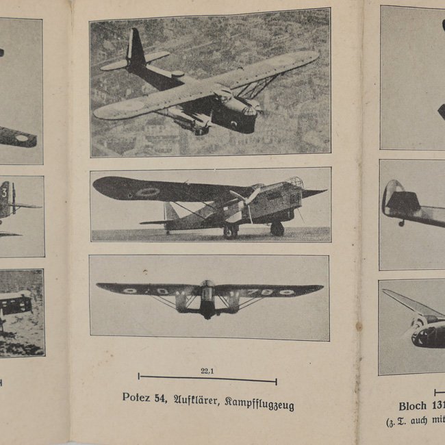 Luftwaffe 'Französische Frontflugzeuge' Recognition Flyer — image 3