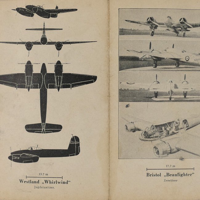 Luftwaffe 'Britische Frontflugzeuge I' Recognition Flyer — image 4