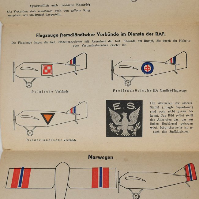 Luftwaffe 'Hoheitsabzeichen der Kriegsflugzeuge' Recognition Flyer — image 3