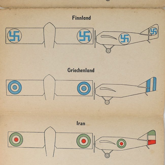 Luftwaffe 'Hoheitsabzeichen der Kriegsflugzeuge' Recognition Flyer — image 4