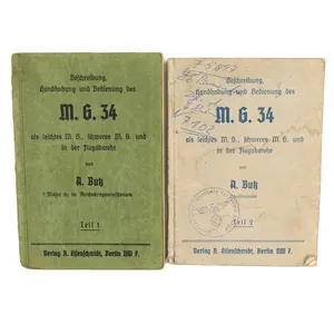 Rare set of MG34 Instruction Manuals