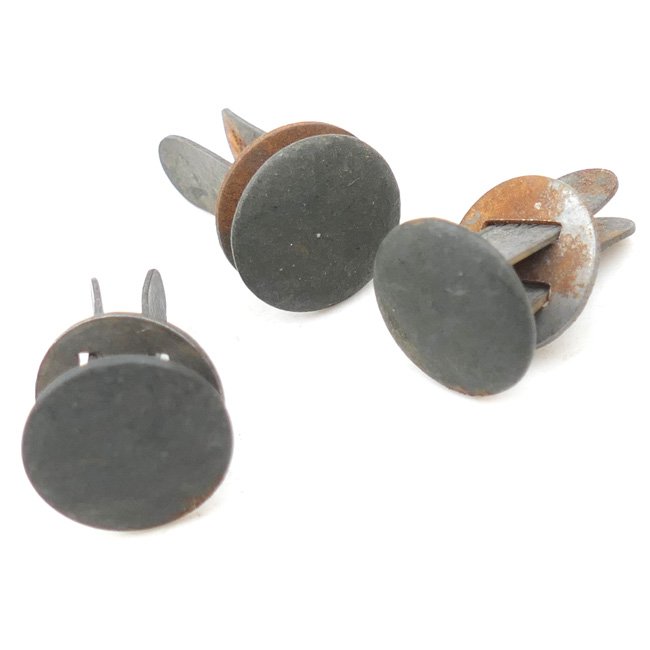 Set of 3 German Helmet Rivets 1944 — image 2