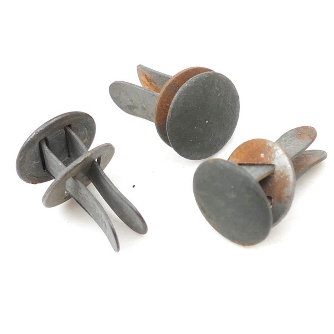 Set of 3 German Helmet Rivets 1944 — image 3