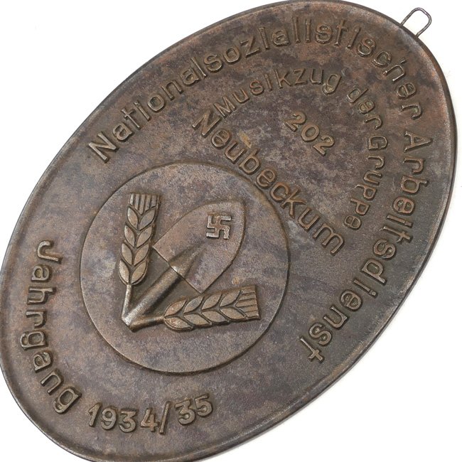 RAD 'Musikzug der Gruppe 202 Neubeckum' Plaque — image 2