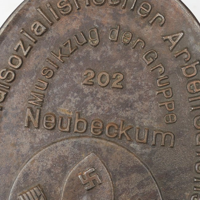 RAD 'Musikzug der Gruppe 202 Neubeckum' Plaque — image 3