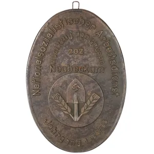 RAD 'Musikzug der Gruppe 202 Neubeckum' Plaque